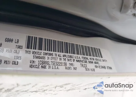 2014 Ram 1500 Big Horn from USA, damaged, VIN 1C6RR6LT5ES229198